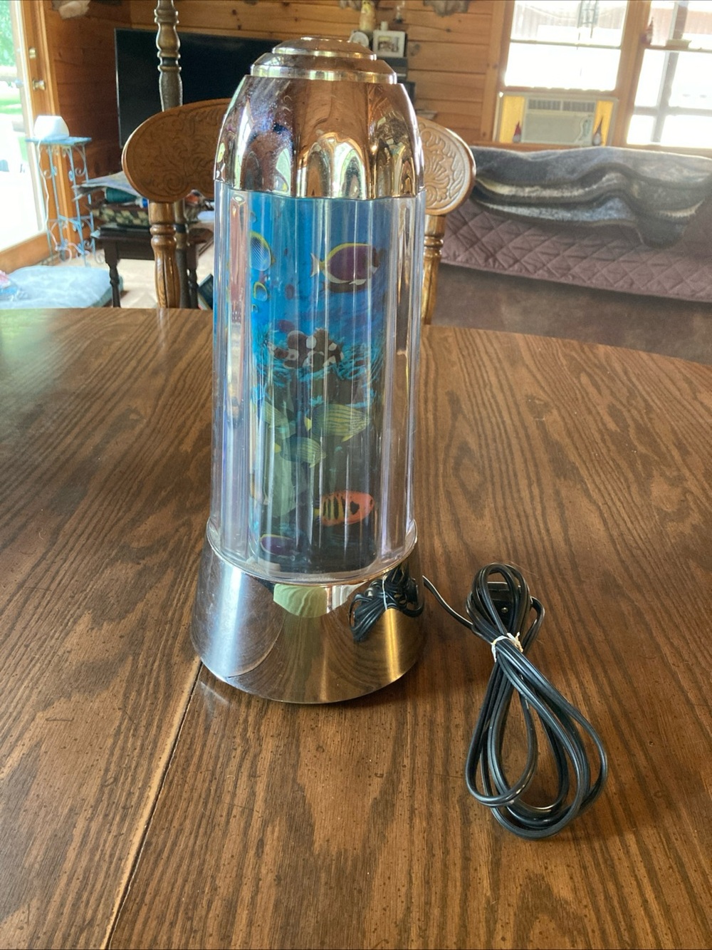 Vtg 90s retro rabbit Tanaka Spencer’s aquarium tropical moving light